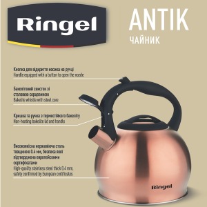 Чайник RINGEL Antik (3 л)