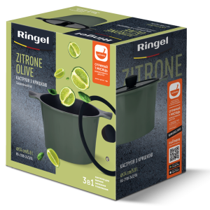 Каструля RINGEL Zitrone Olive (5.8 л) 24 см