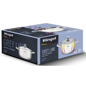 Каструля Ringel Grey line (2.3 л) 18 см 