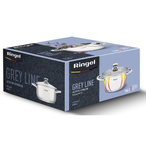 Каструля Ringel Grey line (4.2 л) 22 см 